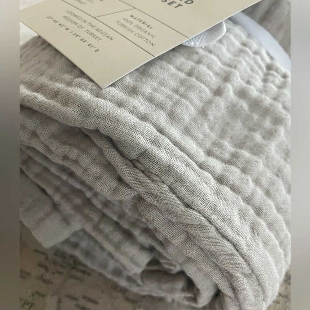 🆕THE CITIZENRY STANDARD SHAM SET ORGANIC COTTON GAUZE SHAMS